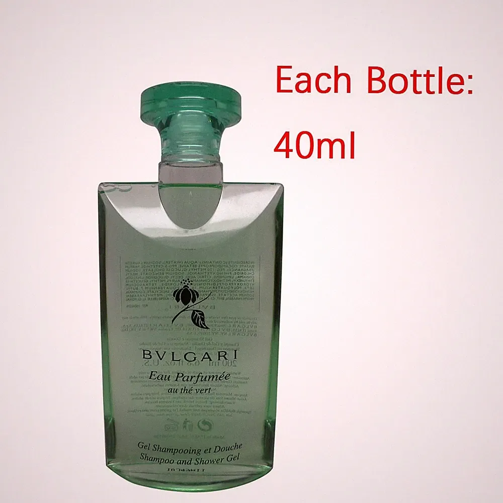 15 x Bvlgari Perfumed Au The Vert Green Tea Shampoo and Shower Gel 40ML=600ML