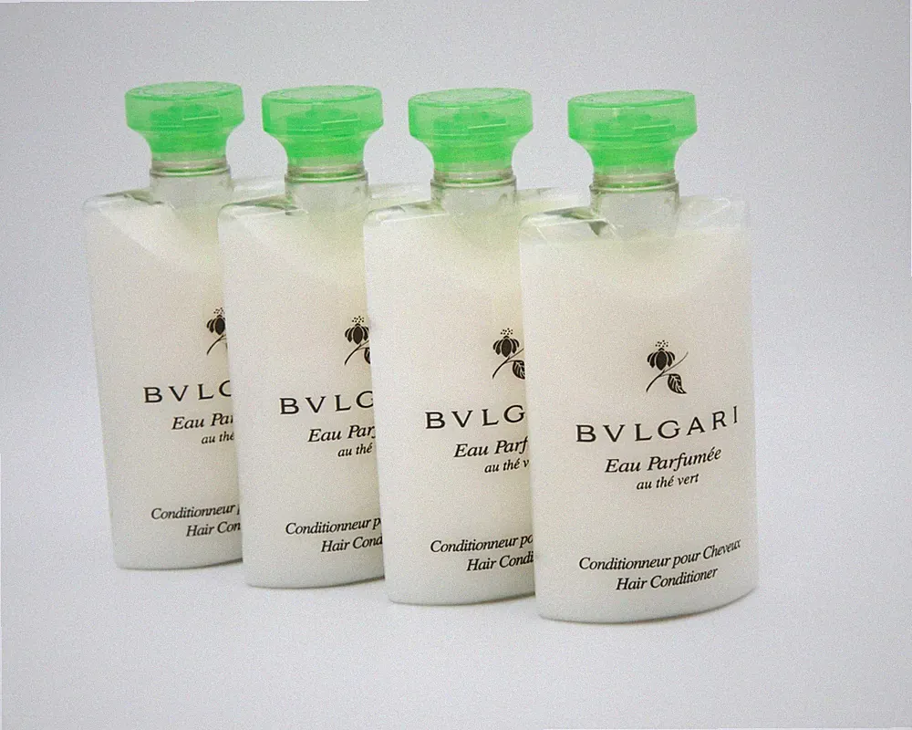 BVLGARI au thé Vert (Green Tea) Hair Conditioner -2.5 Fl oz / 75mL Pack Of 8 NEW