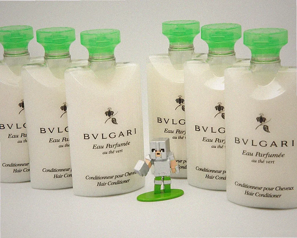 BVLGARI Au Thé Vert (Green Tea) Resort Hair Conditioner, Pack of 6 - 6x75ml