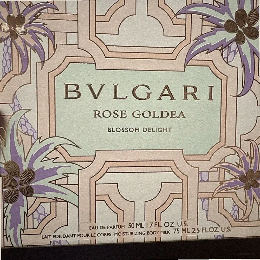 BVLGARI BVLGARI ROSE GOLDEA perfume 50ml + Body Milk set 75ml with Box