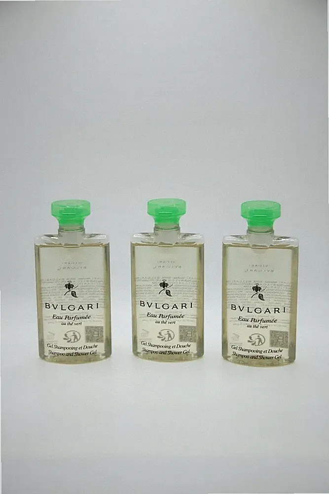 BVLGARI Green Tea Shampoo / Shower Gel & Conditioner-75mL Pack 6(3 of Each) NEW