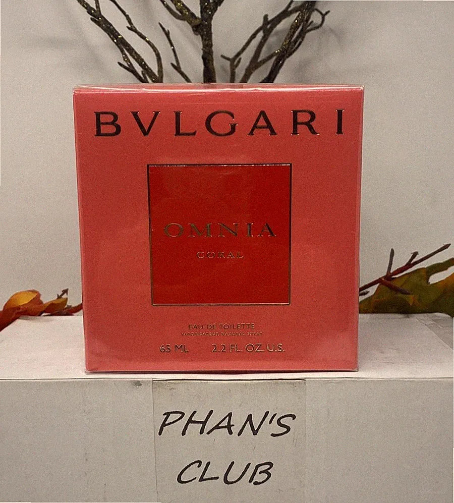 Bvlgari Omnia Coral 2.2oz Eau de Toilette Floral Fruity Perfume for Women
