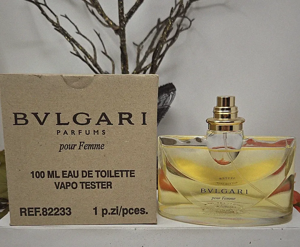 Bvlgari Pour Femme 3.4oz Eau de Toilette Floral Tester for Women