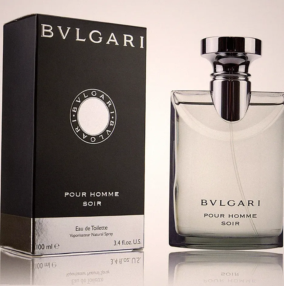 Bvlgari Pour Homme Soir by Bvlgari Eau De Toilette 3.4 oz / 100ml Perfume New
