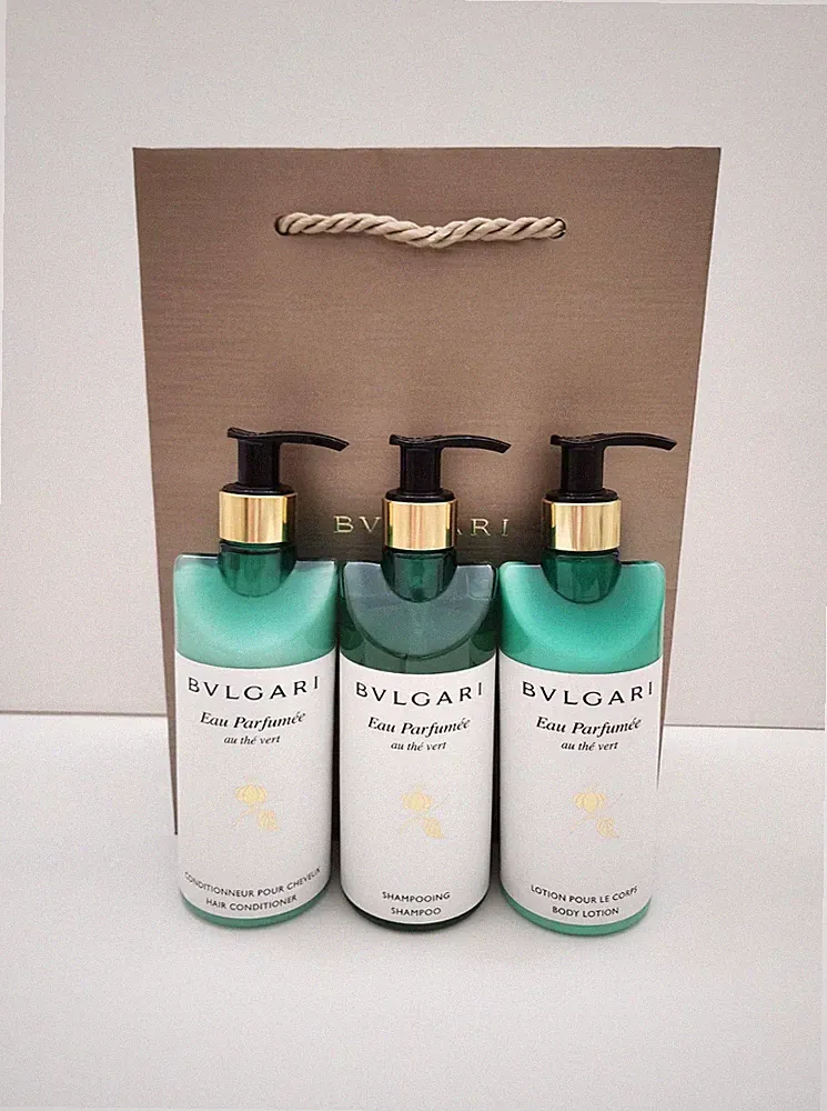 BVLGARI Shampoo, Conditioner, Body Lotion Green Tea au thé Vert 300mL NEW