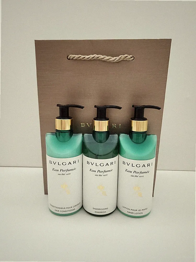 BVLGARI Shampoo, Conditioner, Hand Lotion Green Tea au thé Vert 300mL NEW