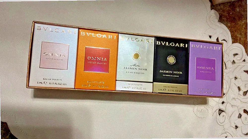 BVLGARI THE WOMEN’S GIFT COLLECTION EDP , EDT 5 miniature set 5ml fragrance NIB