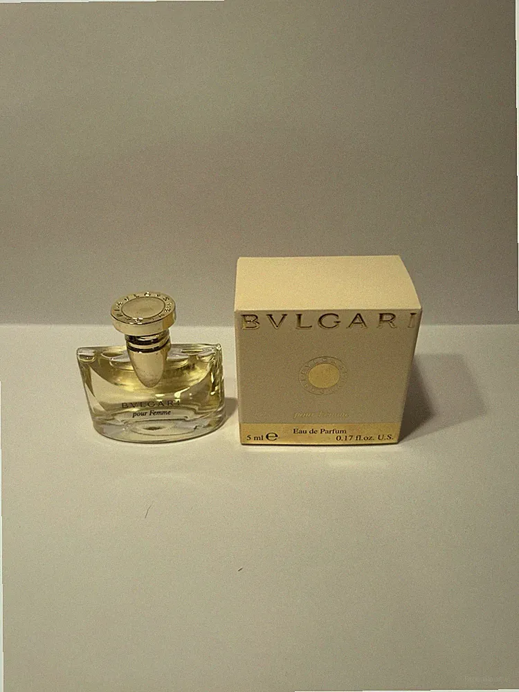 RARE Bvlgari POUR FEMME EDP Mini Bottle 0.17 oz/5 ml Date Code 2017 DISC.