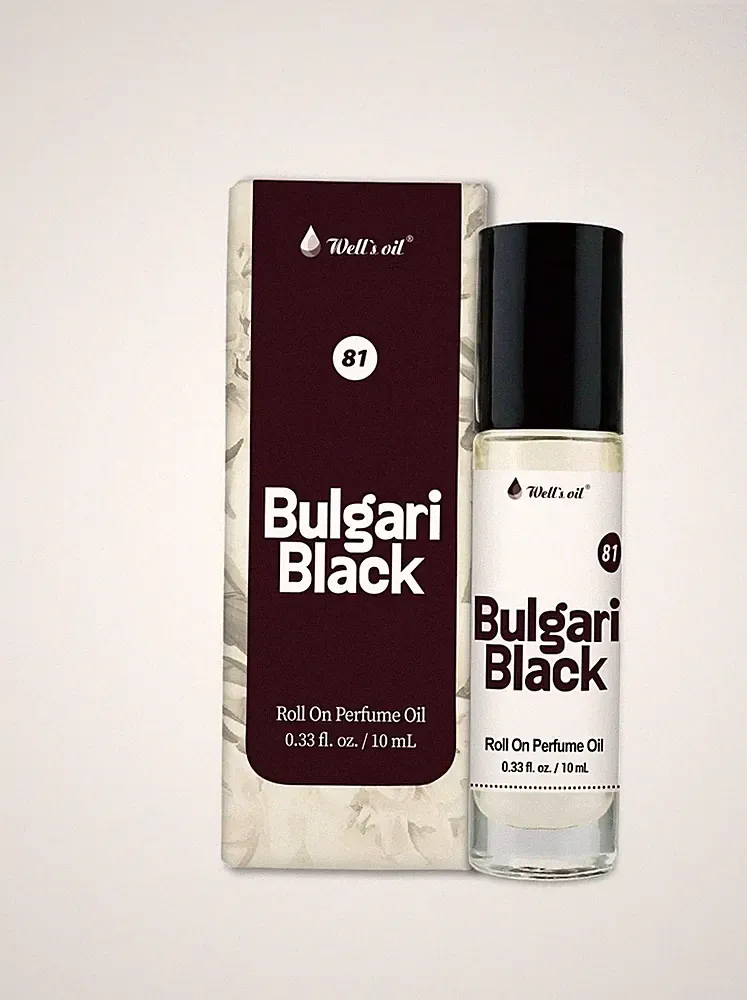 Unisex Bulgari Black Roll on Perfume Oil 10ml